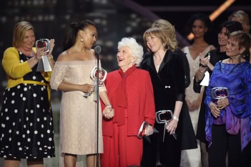 ... Rae, Nancy McKeon, and Clor...